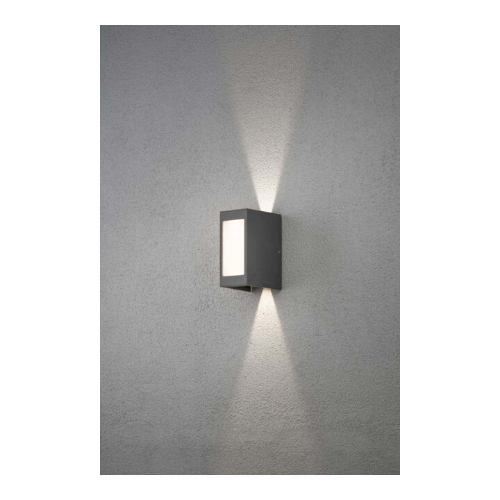 Gnosjö Konstsmide AL LED-Wandleuchte anthrazit 7992-370