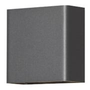 Gnosjö Konstsmide AL LED-Wandleuchte Chieri 2x2 anthrazit 7891-370-3