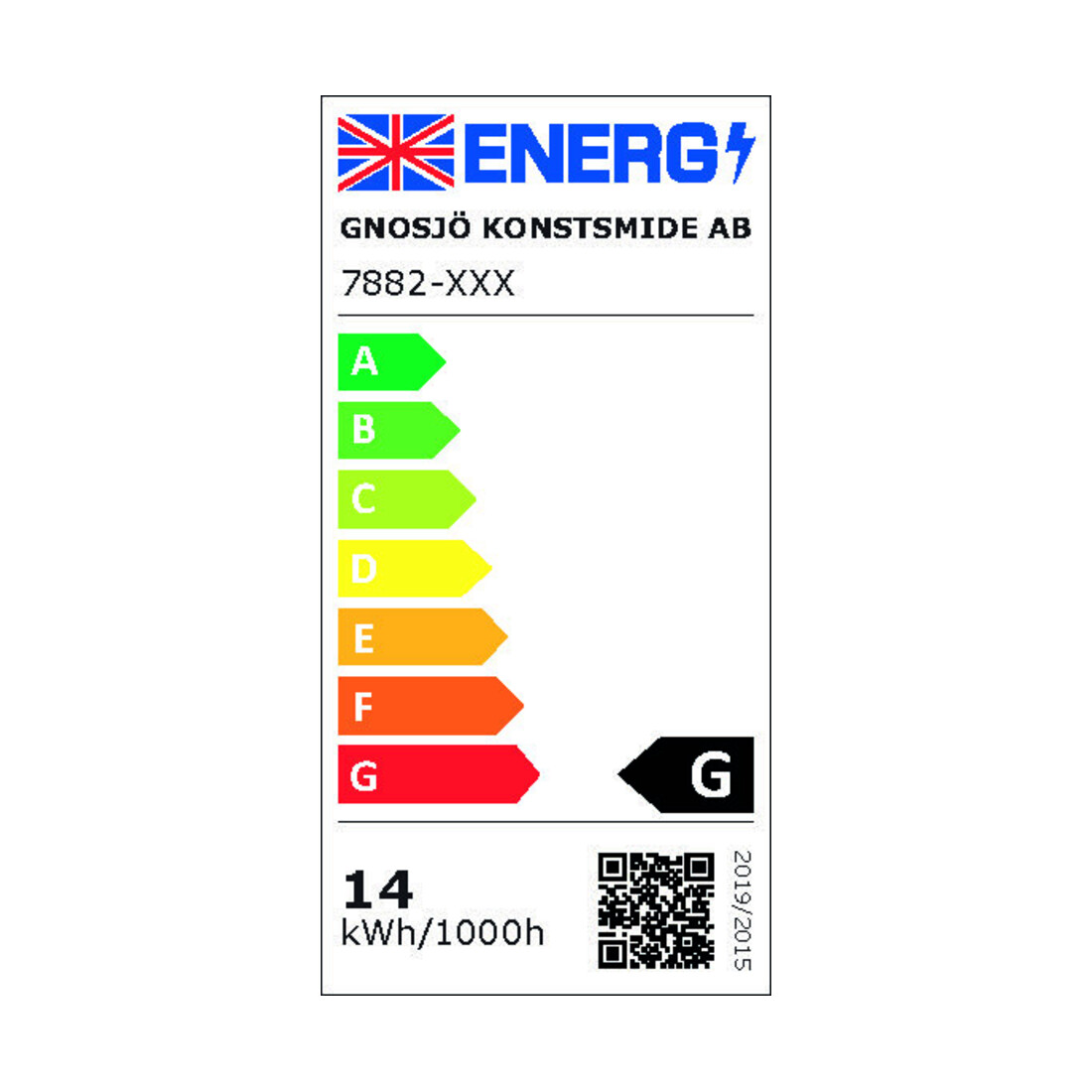 Gnosjö Konstsmide AL LED-Wandleuchte Gela ab/auf anth 7882-370