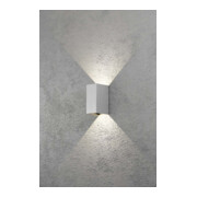 Gnosjö Konstsmide AL LED-Wandleuchte gr/alu Lichtaustr.verstellb 7940-310-5