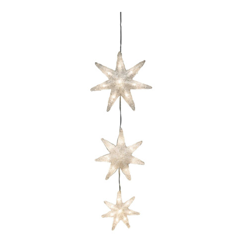 Gnosjö Konstsmide WB LED-Lichtervorhang 24-flg.4xAA ZL300 6133-103