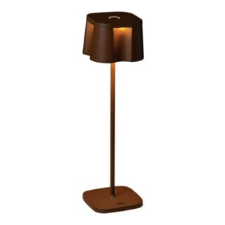 Gnosjö LED-Tischleuchte Rostoptik 7818-970 dimmbar USB