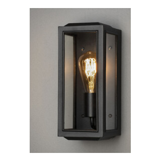 Gnosjö Wandleuchte Carpi klein schwarz E27 Sockel 7348-750