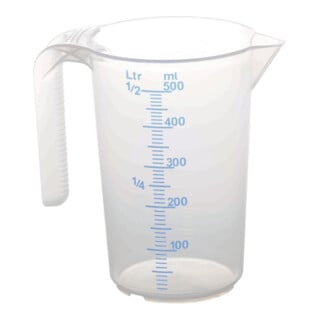 Gobelet gradué 0,5 l PP