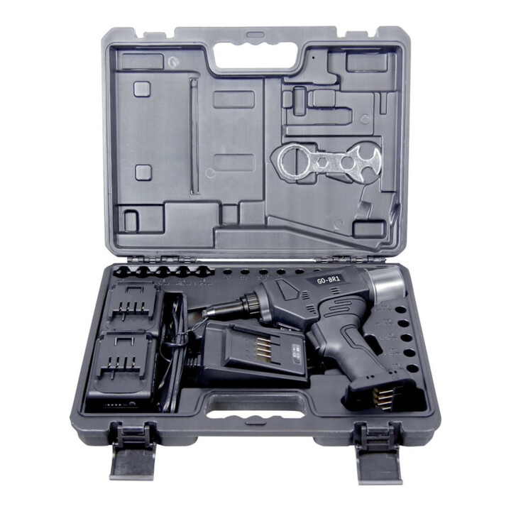 Goebel Akku-Blindnietgerät GO-BR 1 18V 2Ah 36W 3–5mm inkl. Koffer