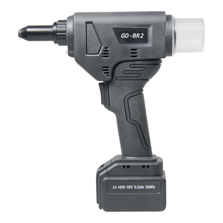 Goebel Akku-Blindnietgerät GO-BR 2 18V 36W 2Ah im Koffer