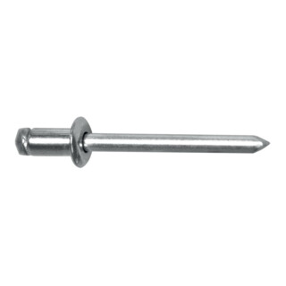 Goebel Blindniet 6,0x25 mm Alu/Stahl Flachrundkopf