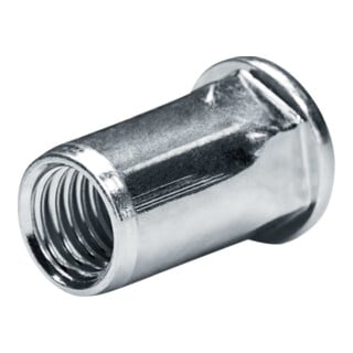 Goebel Blindnietmutter Stahl Flachrundkopf M8 Klemmbereich 0,5-3,0mm