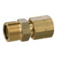 Gok Adaptateur de raccordement d'appareil AG M22 x 1,5 LH x G 3/8" LH-ÜM-1