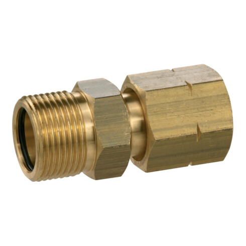 Gok Adaptateur de raccordement d'appareil AG M22 x 1,5 LH x G 3/8" LH-ÜM