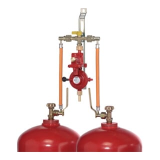 Gok Installation de bouteilles 16 bar 2FL 4 kg/h, 50 mbar