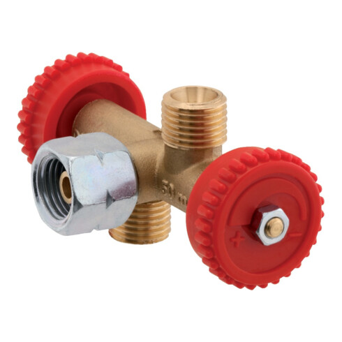 Gok Robinet double dérivation 09-706 R1/4" gauche