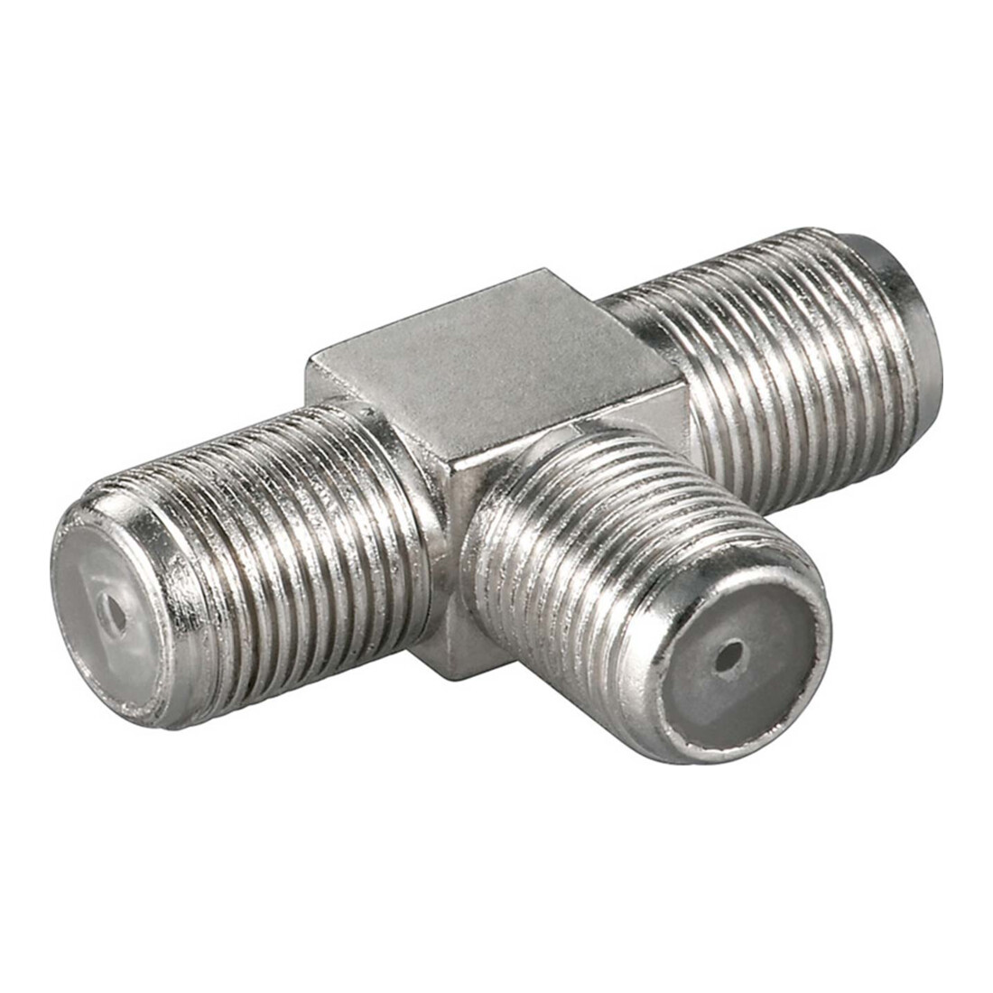 Goobay Adaptateur F-complet/2xF-complet F-T-pièce 11848