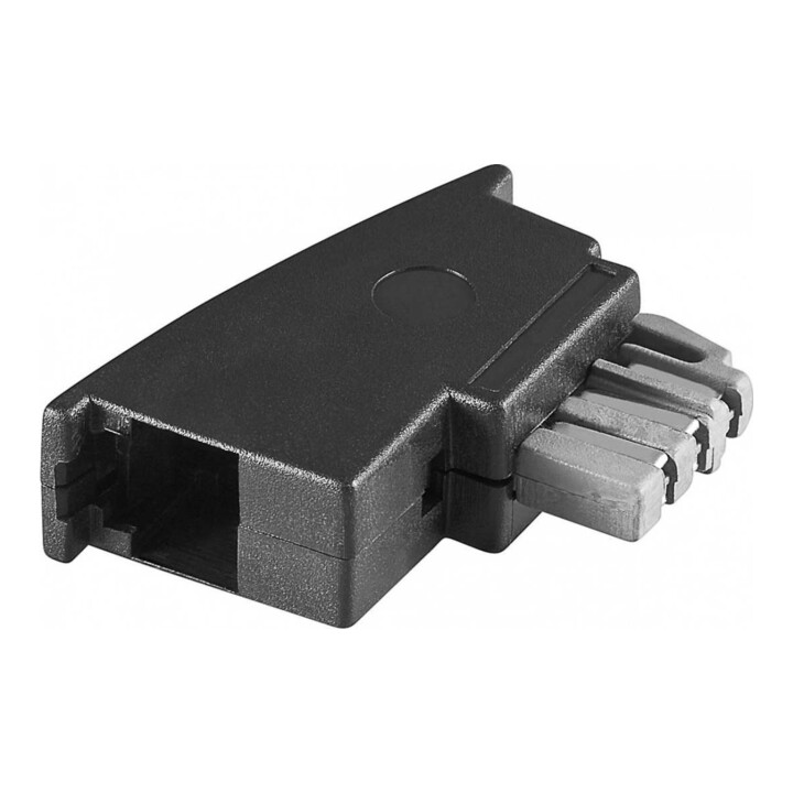 Goobay Adaptateur TAE N-RJ11/RJ14 noir, St/St 50308