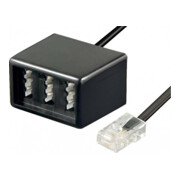 Goobay Adaptateur TAE NFN-RJ45 0,2 m, noir, mâle/femelle 68024-1