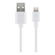 Goobay Câble de données/charge USB Apple pour iPod/iPhone, 1 m, blanc 54600