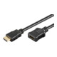 goobay Câble de rallonge HDMI HighSpeed 1,5 m noir