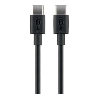 Goobay Câble de synchronisation et charge USB-C 1 m noir 66318