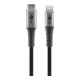 goobay Câble de synchronisation et de charge Lightning USB-C 1 m