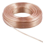 Goobay Câble haut-parleur 10 m 2x4 mm², transparent 67726-1