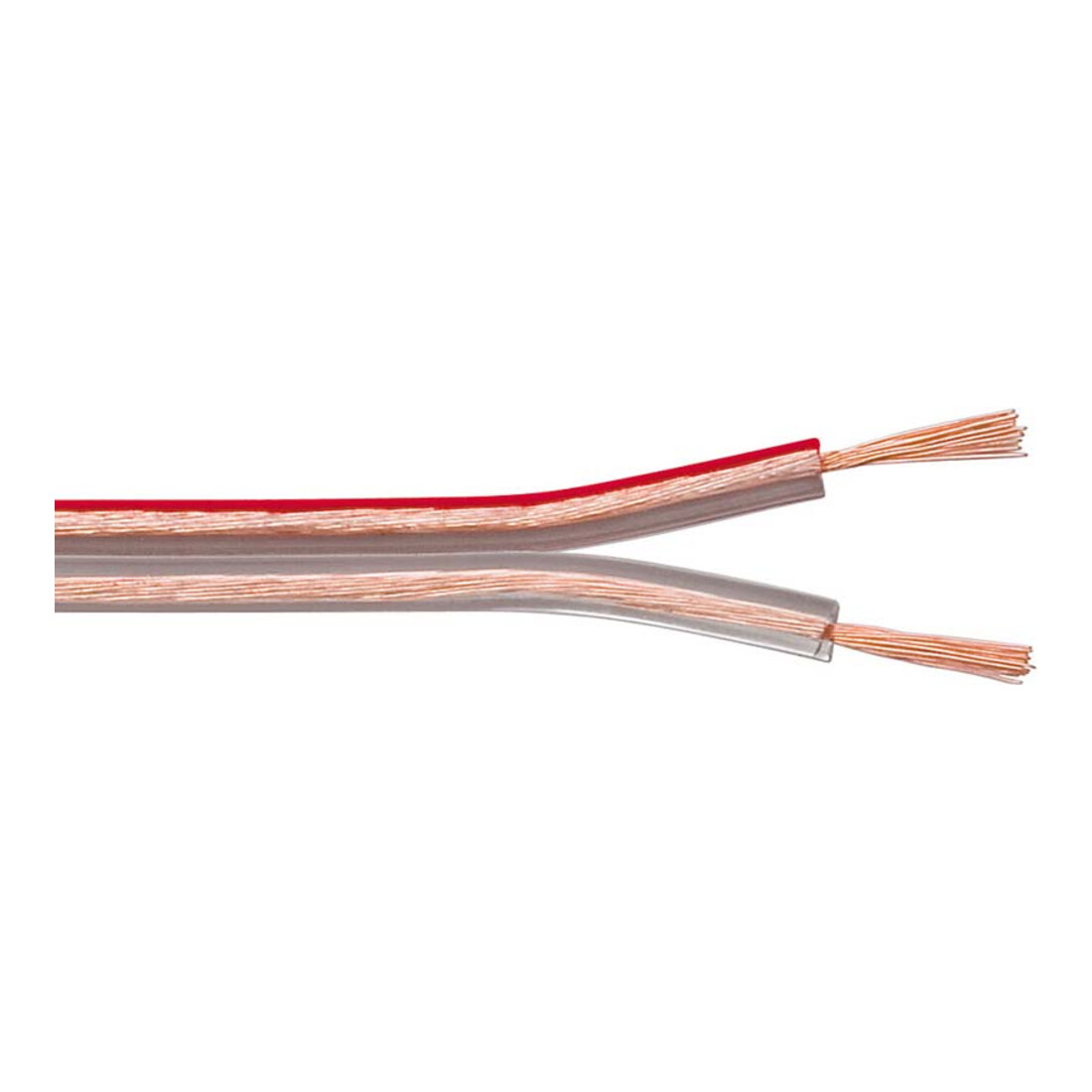 Goobay Câble haut-parleur 10 m LSP 2x2,5 mm², transparent 15130