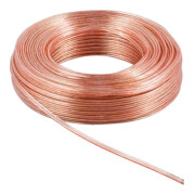 Goobay Câble haut-parleur 10 m LSP 2x2,5 mm², transparent 15130-3