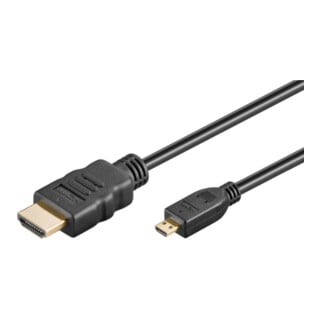 goobay Câble HDMI HighSpeed 1,5 m Ethernet noir