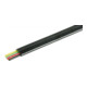 Goobay Câble plat téléphonique 100 m R. noir, 4 conducteurs 50253