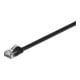 Goobay Câble plat U/UTP Cat6 noir 0,5 m 95379