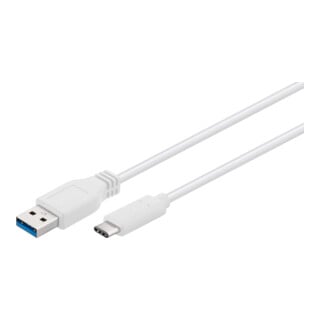 goobay Câble USB 3.0 SuperSpeed 0,5 m blanc