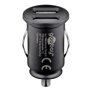 Goobay Chargeur voiture double USB 2,4A 44177