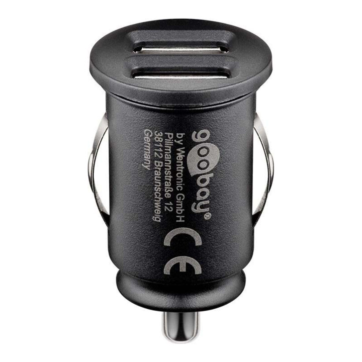 Goobay Chargeur voiture double USB 2,4A 44177