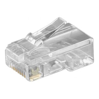 Goobay Connecteur RJ45 pour câble plat, 8 pôles 50252