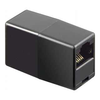 Goobay Coupler ISDN RJ45 noir, Bu/Bu 50260