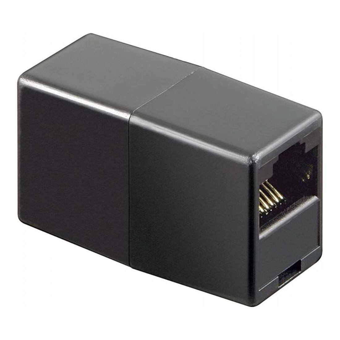 Goobay Coupler ISDN RJ45 noir, Bu/Bu 50260