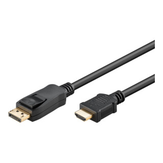 goobay DisplayPort HDMI Adapterkabel 3m High Speed 64843
