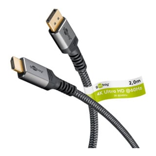 goobay DisplayPort HDMI-Kabel 2m 4K