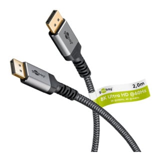 goobay DisplayPort-Kabel 65265 8K 60Hz St/St
