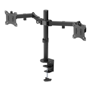 Goobay Doppel-Monitorhalterung Basic Flex 58529