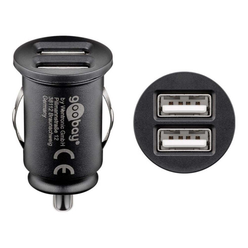 Goobay Dual USB-KFZ-Ladegerät 2.4A 44177