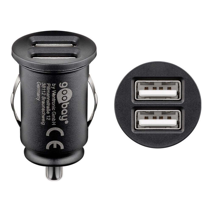 Goobay Dual USB-KFZ-Ladegerät 2.4A 44177