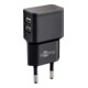 Goobay Dual USB-Ladegerät 2,4A,100-240V,sw 44951-1