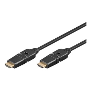 goobay HDMI Kabel HighSpeed 5m St./St. drehbar 61292