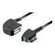Goobay Rallonge TAE-F 6 m, noir, mâle/femelle 50243