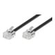 Goobay RJ11 Anschlußkabel 10m,sw,St/St 50319