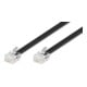Goobay RJ12 Anschlußkabel 3m,sw,St/St 50321