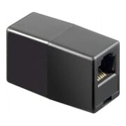 Goobay RJ12 coupleur noir, Bu/Bu 50592-1
