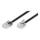 Goobay RJ45-RJ11 Anschlußkabel 15m,sw,St/St 68579