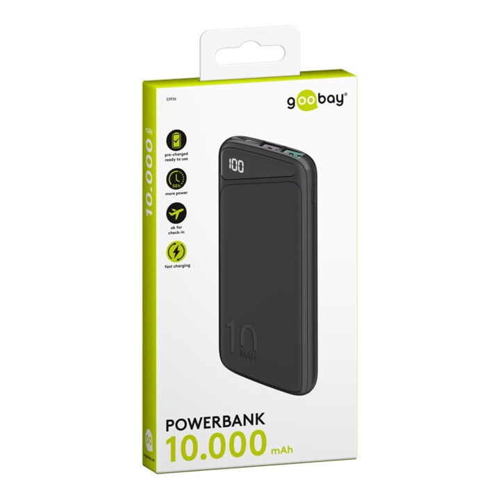 Goobay Schnelllade-Powerbank 10.000 mAh USB-C