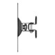 Goobay Support mural TV EasyFlex M 51893 inclinable et pivotant jusqu’à 20°/60°